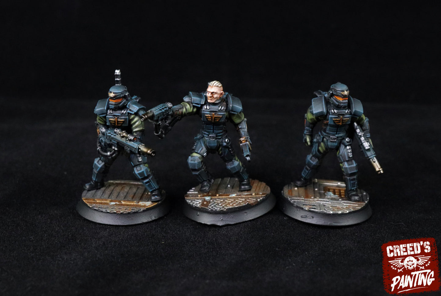 10 x Rundsgaard Creed Squad - Heavy Infantry of the Imperial Regiment Guard Militarum Astra - Cadia Proxy