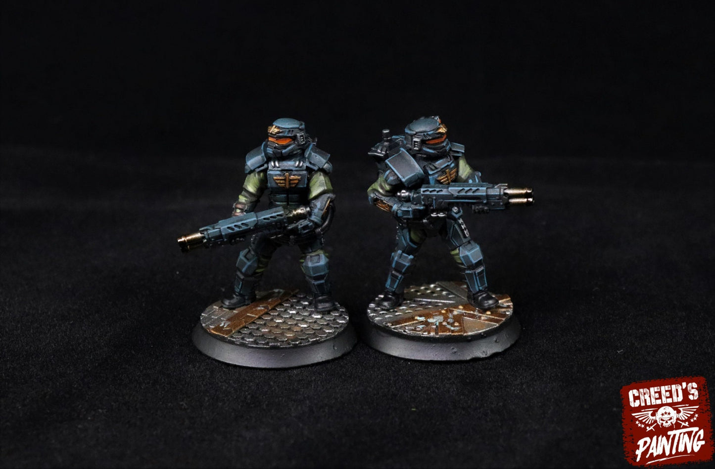 10 x Rundsgaard Creed Squad - Heavy Infantry of the Imperial Regiment Guard Militarum Astra - Cadia Proxy