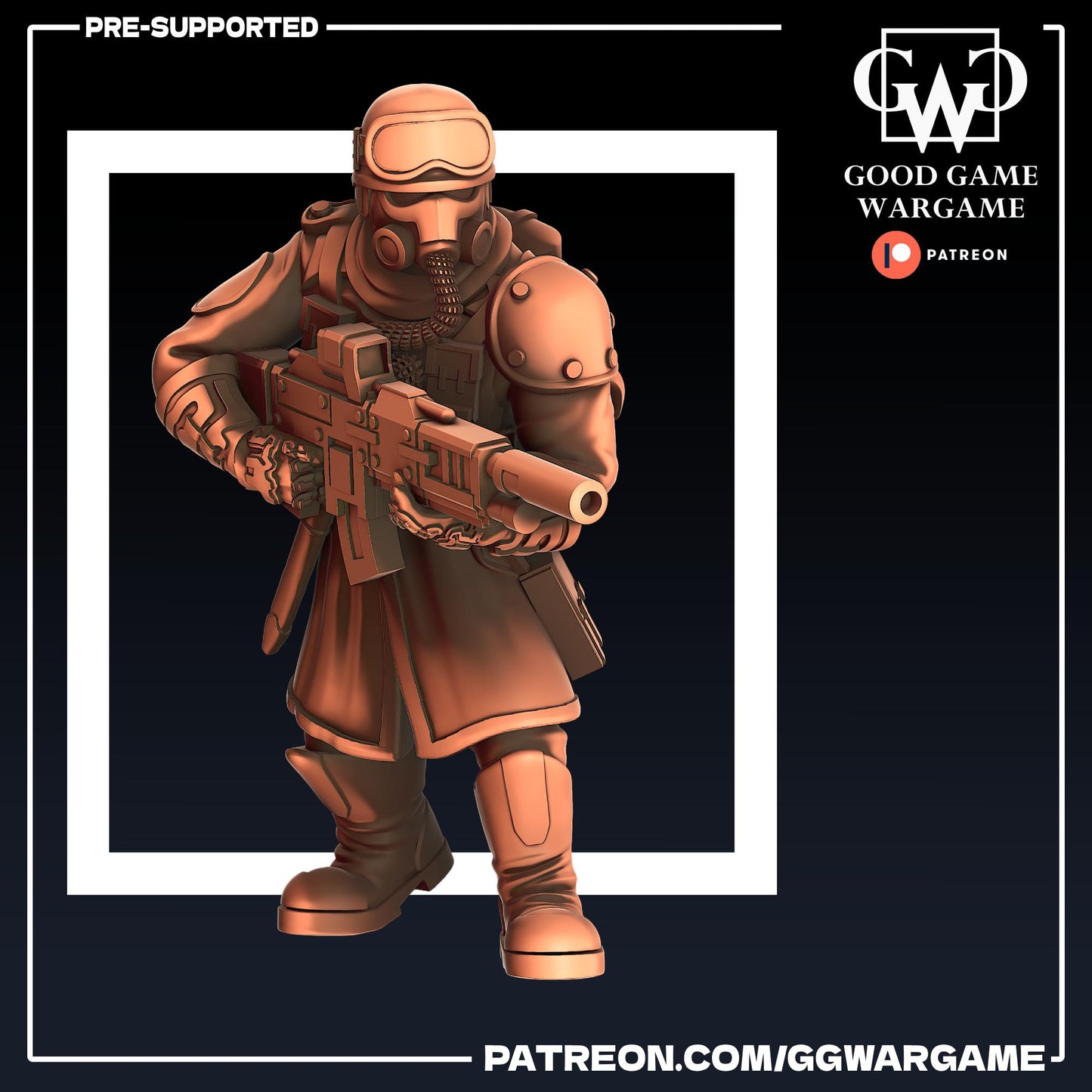 Steel Legion Squad - Imperial Division Guard Militarum