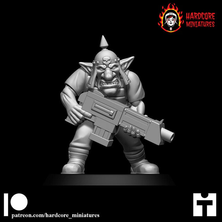 10 x Retro Gobbos - Goblins - Orcs Orks Orkaz Boyz Gretchin Runtherd