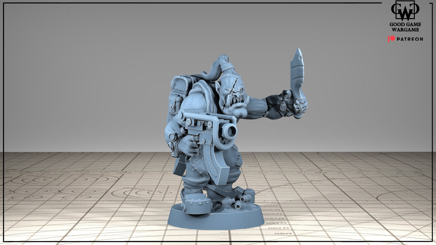 10 x Orkaz Ork Orc Boyz Big Tootha - Nobz Nob, Shoota Boys - Patrol of Combat - Killest of Teams - Squad 2