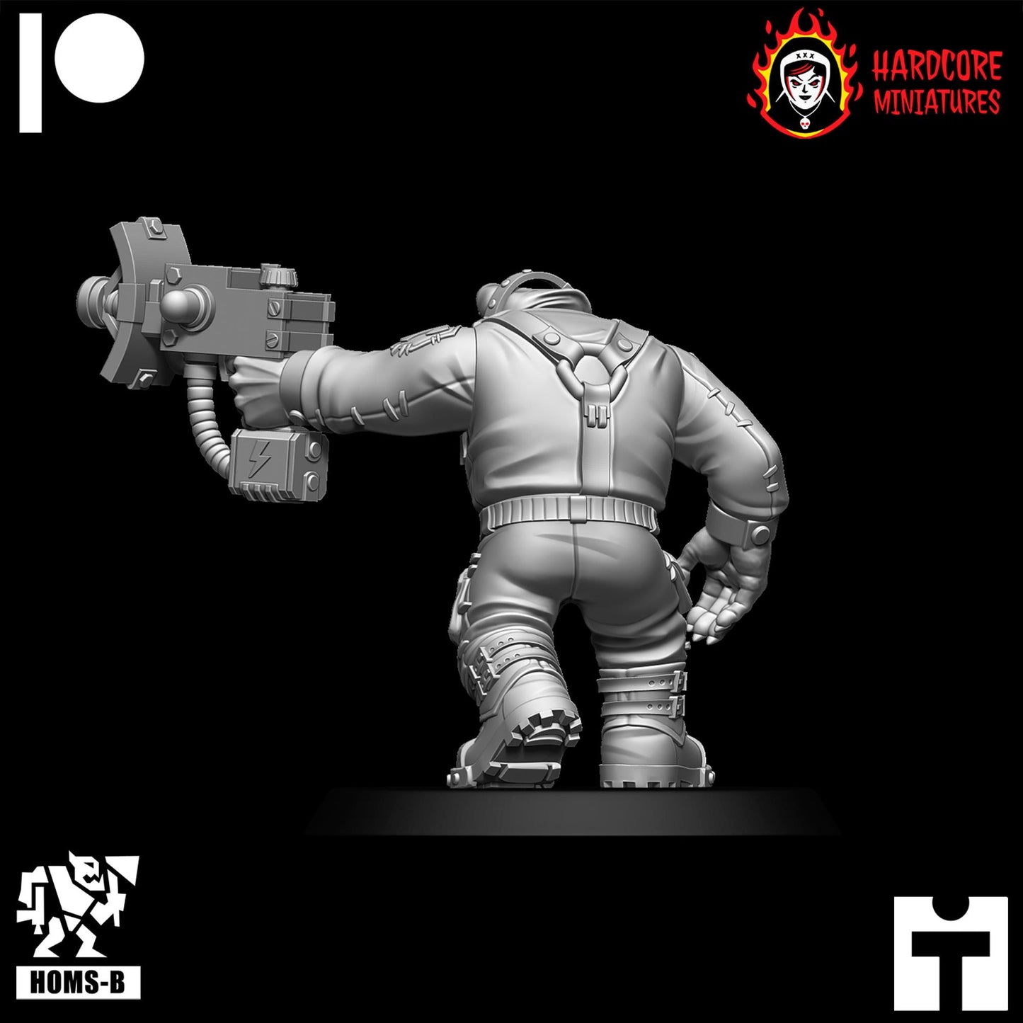 Space Brit Orcs Kommandoz Special Weapons - Hardcore Miniatures - Modular Ork Boyz