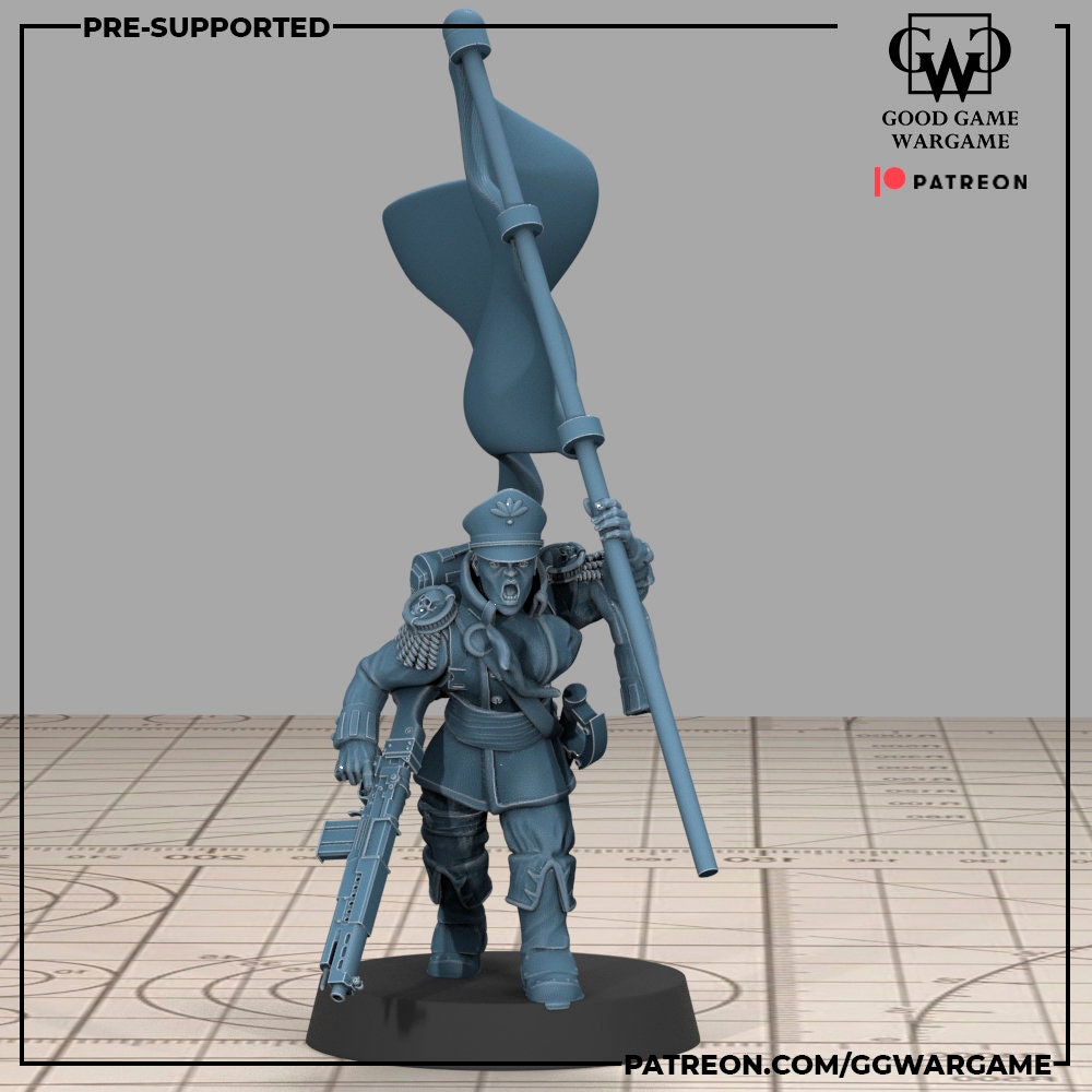 11 x Female Womens Imperial Fighters of the Warrior Guard Division- Patrol Combat Korps Assembled