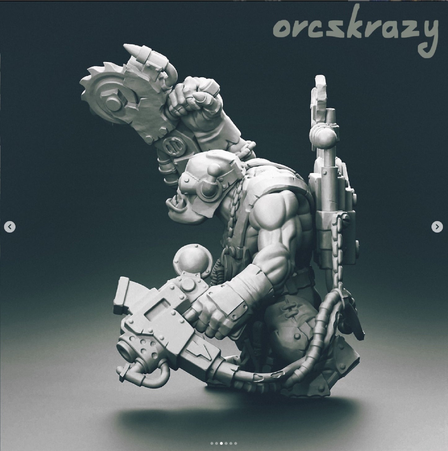 MekBoy TekBoy Mechboy Tech of the Mech Ork Mechanic - OrksCrazy - Orkaz Orcs Gobbo