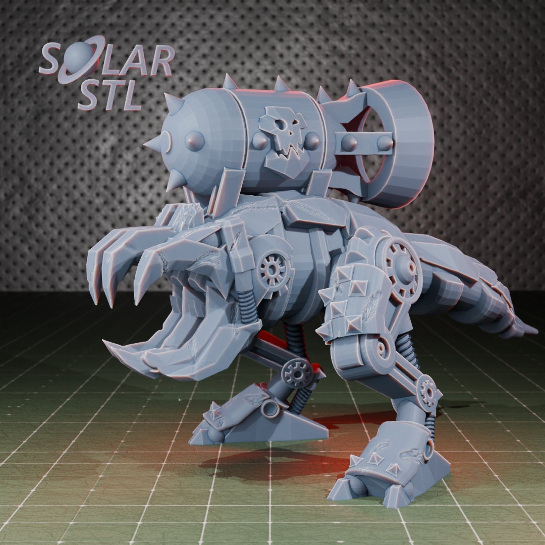 Ork Mecha Bomb Squig - Orkaz Orc Orcy Grot Mecha Squig of the Squig Bomb mecha variety.