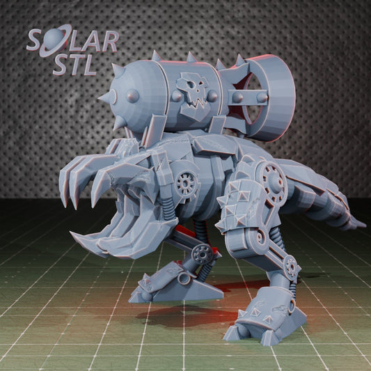 Ork Mecha Bomb Squig - Orkaz Orc Orcy Grot Mecha Squig of the Squig Bomb mecha variety.