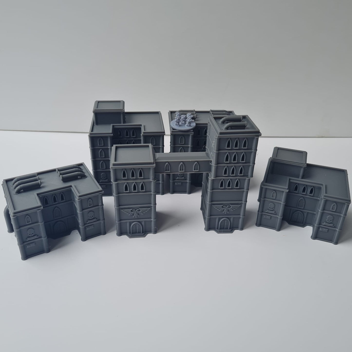 Epic Industrial Building Scatter Terrain - Epic Scale -