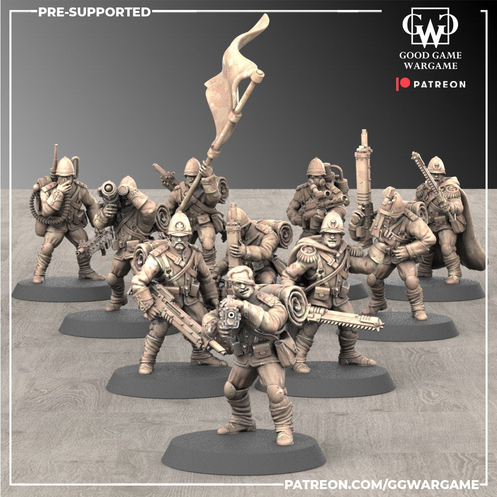 10 x Colonial Warriors of the Imperial Praetorian Division Guard