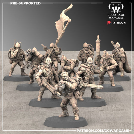 10 x Colonial Warriors of the Imperial Praetorian Division Guard
