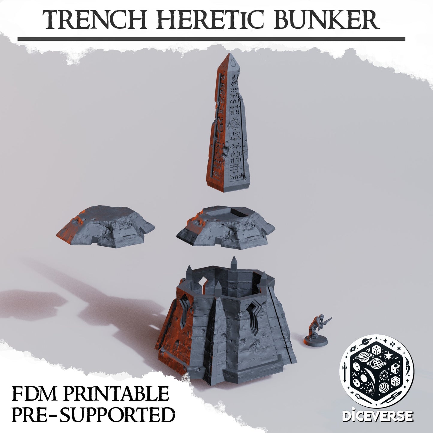Trench Terrain: Heretic Bunker - Trench Crusade Scenery